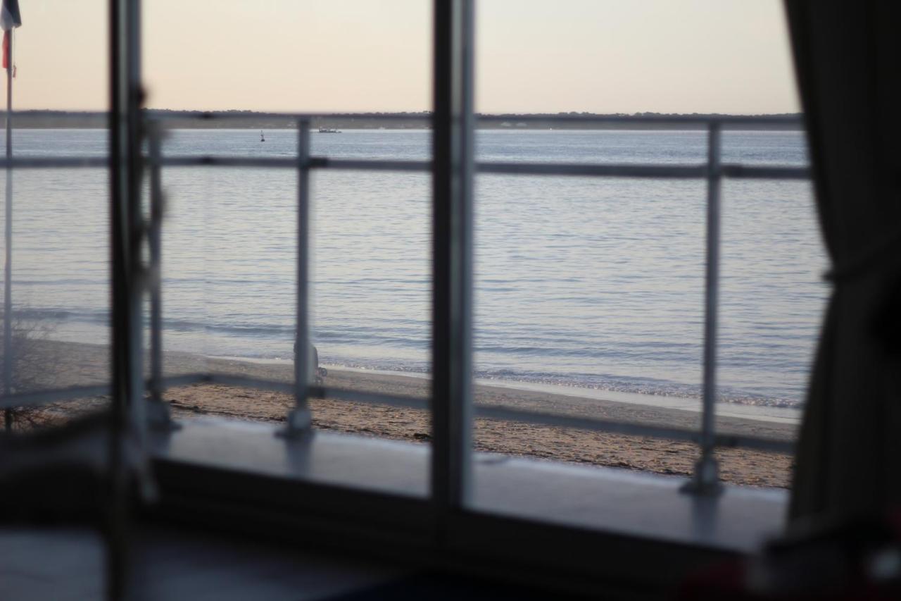 Appartement Arcachon Perreire Premiere Ligne Les Pieds Dans L Eau Vue Magnifique Sur Le Bassin Екстериор снимка